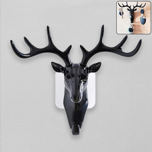 Deer Head Self Adhesive Wall Hook - main