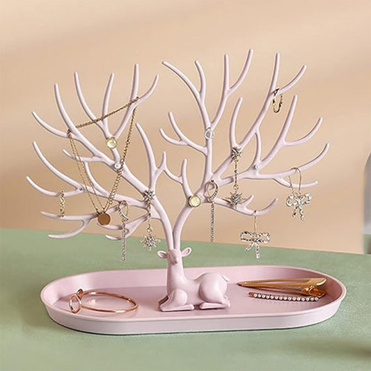 Jewellery organizer earring holder and necklace rack easy to carry India