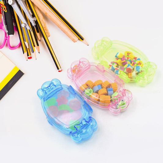 Cute School Eraser Set Cute Eraser Multi Design Rubber Erasers (15 pc In1 Set)