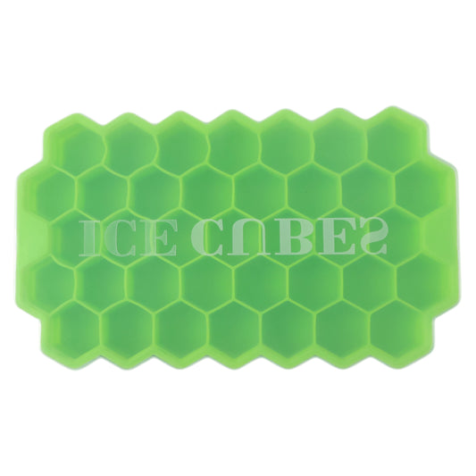 Premium Honeycomb Silicone Ice Cube Tray With Lid (1 Pc)