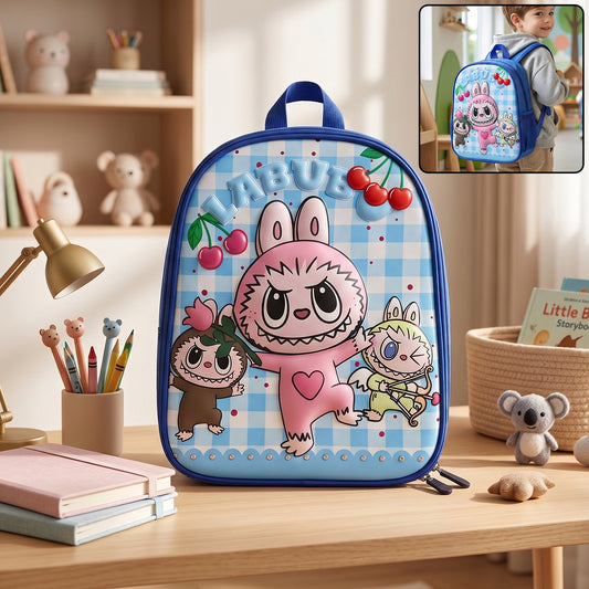 Cute Cartoon Printed Kids School Backpack (1 Pc 12 Inch)