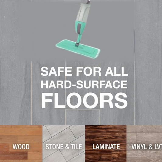 360 Degree Healthy Spray Mop Cleaning - key feature close-up