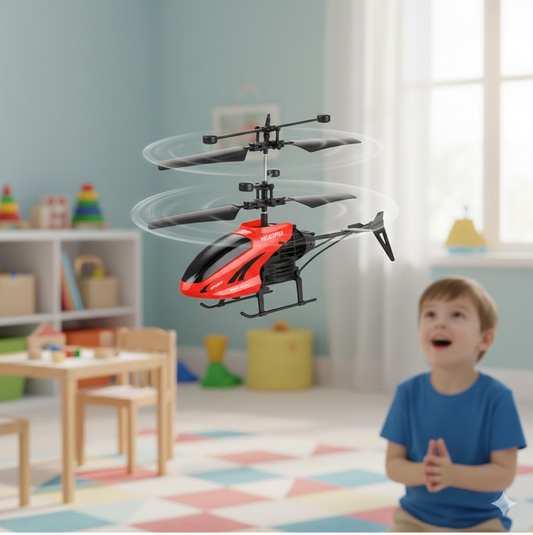Remote Control Helicopter USB Chargeable Cable for Boy and - in-use lifestyle shot