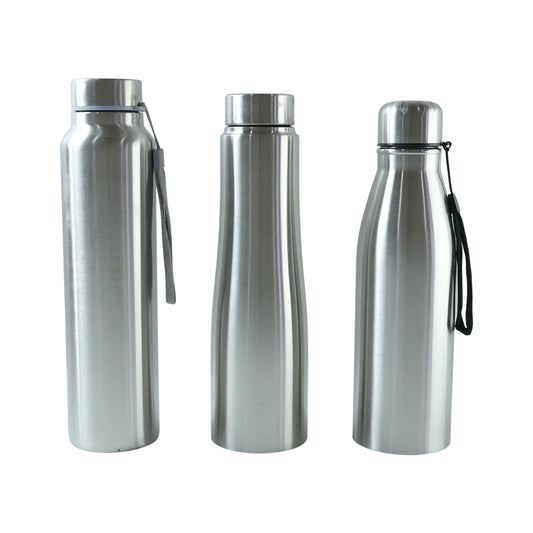 Premium Stainless Steel Water Bottle 1000 Ml (1 Pc 1000ml Approx Mix Design)
