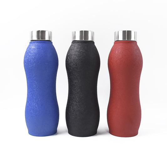 Stainless Steel Water Bottle (1000ml Mix Colour 1 Pc Crocodile)