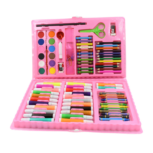 17978art Set Kids Art Supplies Coloring Case Kit Painting Drawing Sets For Kids Boys Girls Gifts Toys Age 4 Above - Mix Colors Kids Colorful Bag (86 Pcs Set)