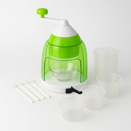 Manual Ice Crusher Snow Cone Maker With Hand Crank