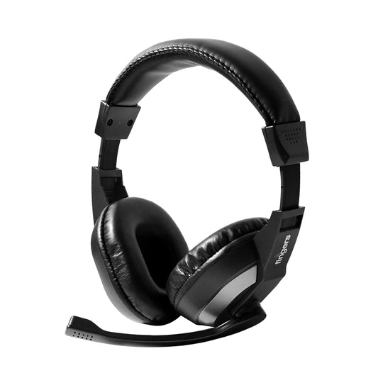 Wired Headset With Adjustable Headband Noise-isolating Mic Set