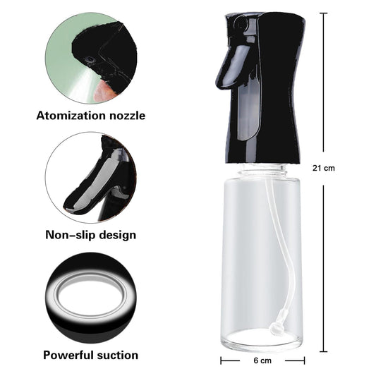 Glass Premium Oil Spray Bottle - (300 Ml Approx 1 Pc)