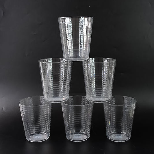 Apex Pyramid Ringo Plastic Glass 300ml Approx Durable Crystal-clear Tumbler