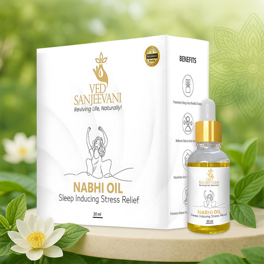 Ved Sanjeevani Nabhi Oil Sleep Inducing Stress Relief (30ml 1 Pc)