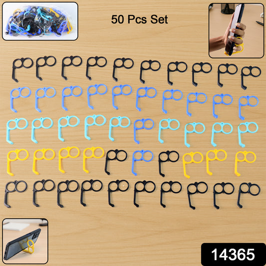 Plastic Hand Mobile Stand (Mix Color 50 Pc)