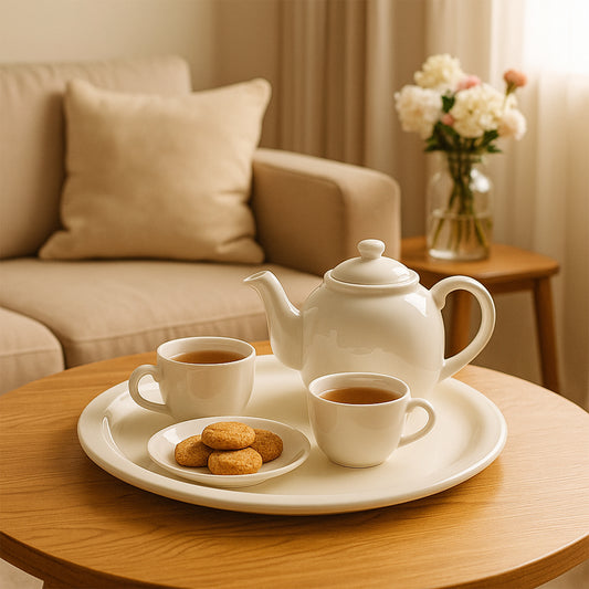 Large Round Multi-purpose Serving Plate Tray (1 Pc 40 Cm)