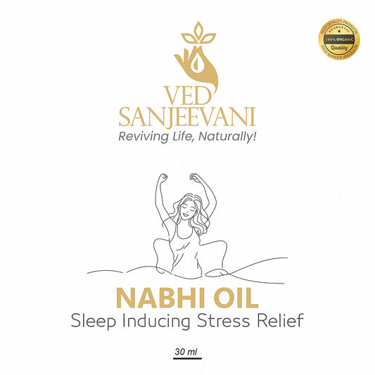Ved Sanjeevani Nabhi Oil Sleep Inducing Stress Relief (30ml 1 Pc)