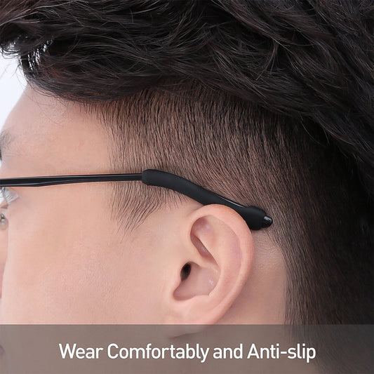 Eyeglass Anti Slip Ear Grip Soft Silicone Glasses Ear Hooks (1 Pair Color May Be Vary)