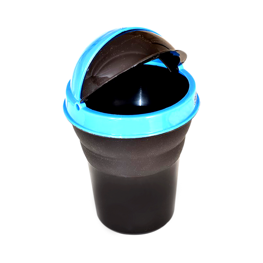 3656 Plastic Car Mini Dustbintrash Bin Dust Case Best For Traveling (Multicolour)