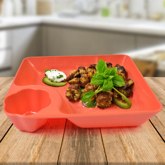 Plastic Plates With Dipping Saucer Round Dip Part (1 Pc 1816 Cm 1 Pc)