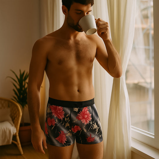 Mens Stretch Boxer Briefs - (Large 1 Pc)