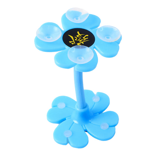 0637 -360 Rotatable Flower Shape Cellphone Holder Car Mount Sucker Stand (Multicolored With Box))