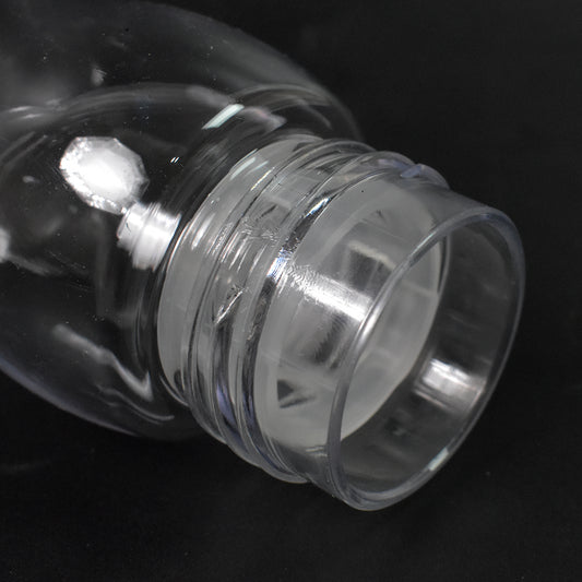 Transparent Travel Portable Water Bottle With Carry Straps (280 Ml 1 Pc)