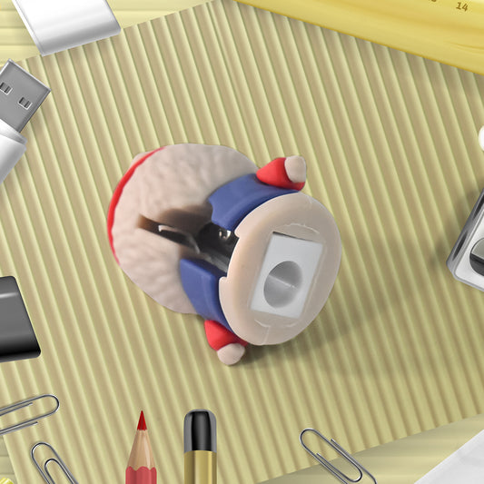 Cartoon-shaped Pencil Sharpener With Built-in Eraser - Fun Practical Stationery (1 Pc Mix Design)