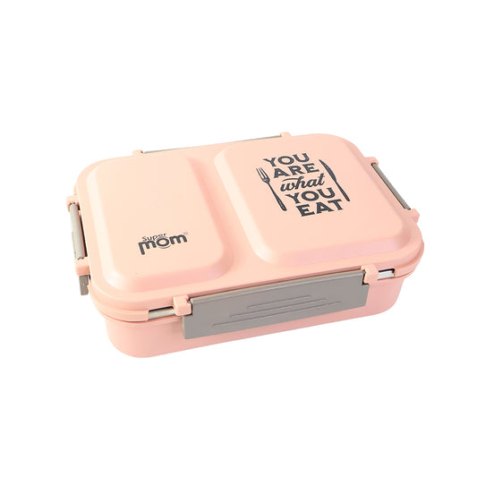 Supermom 2 Partition Stainless Steel Lunch Box