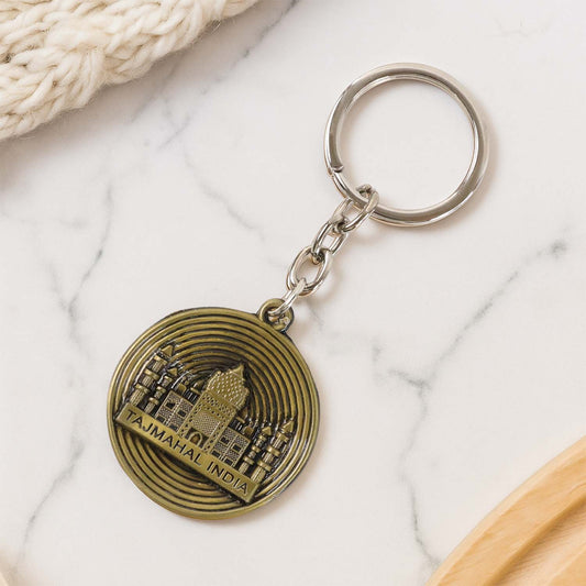 Premium Taj Mahal India Souvenir Keychain (1 Pc)