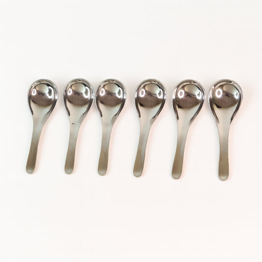 Apex Premium Stainless Steel Soup Spoon Set 6 Pieces
