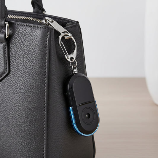 Personal Safety Alarm Keychain Loud Emergency Siren With Led Light