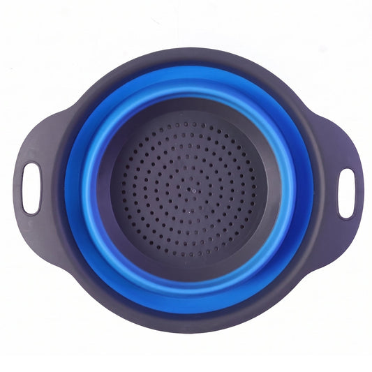 Silicone Collapsible Strainer Space-saving Kitchen Tool For Easy Draining