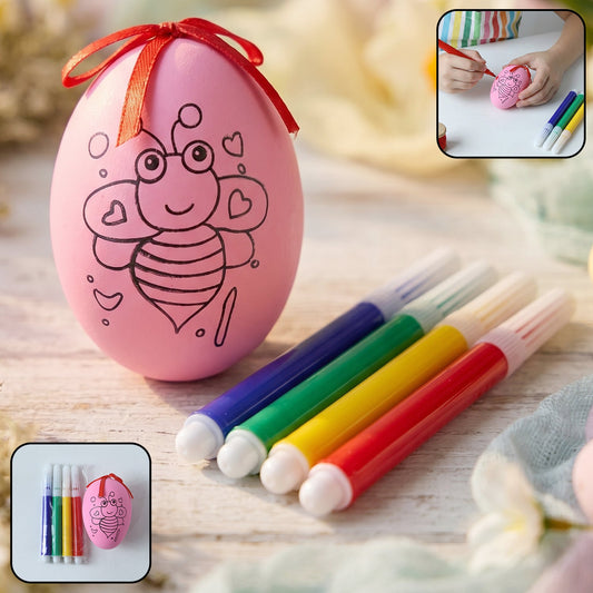 Creative DIY Paint Egg and Color Pens (1 Set)