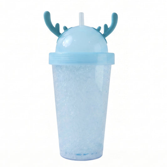 Stylish Swizzy Jelly Tumbler With Straw And Fun Lid (1 Pc 500ml)