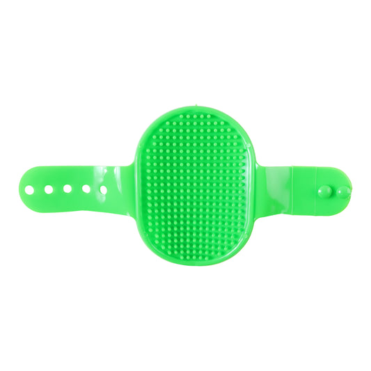 Pet Grooming Bath Brush With Adjustable Hand Strap For Dogs Cats (1 Pc)