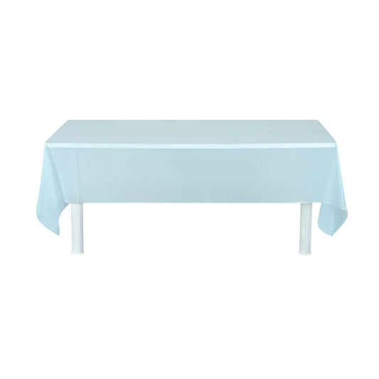 Waterproof Disposable Plastic Table Cover 137 183 Cm