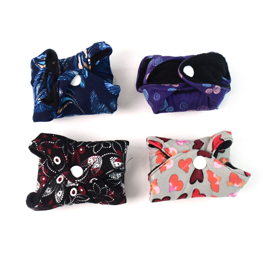 Reusable Cloth Sanitary Pads For Women (4 Pc Set)