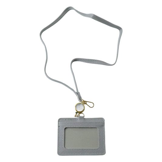 Premium Id Card Holder With Adjustable Neck Strap (1 Pc)