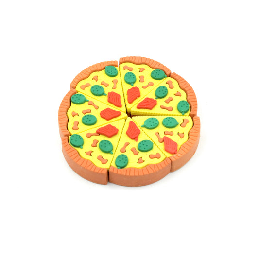 4347 3d Pizza Slices Kids Favourite Food Eraser Pizza 7 Slice Eraser For Kids Adults Fast Food Lover Stationary Kit Fancy Stylish Colorful Erasers For Return Gift Birthday Party School Prize