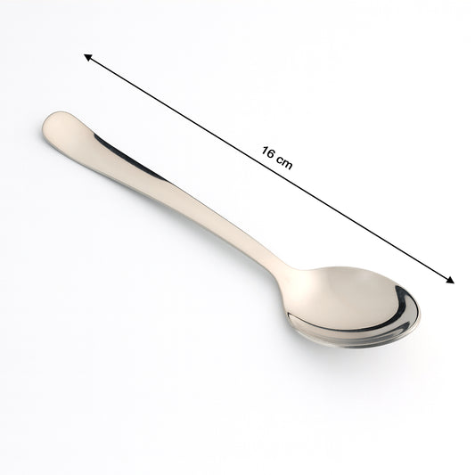 Stainless Steel Dining Spoon Baby Spoon - (1 Pc)