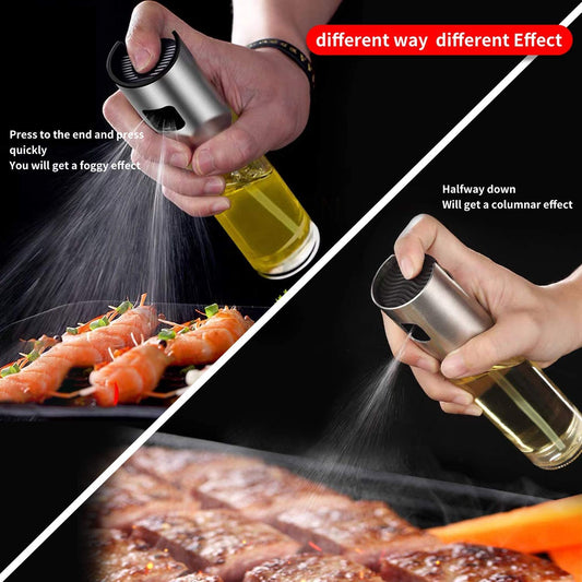 7126 Oil Sprayer Dispenser Oil Versatile Glass Spray Bottle For Cooking Multi Use Bottle