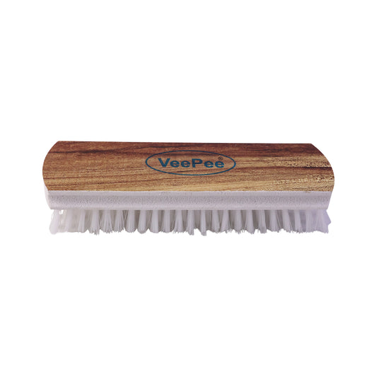 Veepee Cloth Washing And Cleaning Scrub Brush (1 Pc) Heavy-duty Bristles With Wooden Finish Handle