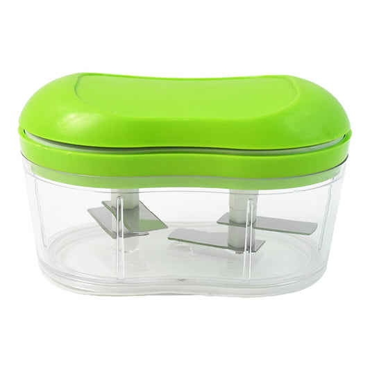 Manual Hand Push Garlic Cutter Vegetable Chopper (1 Pc)