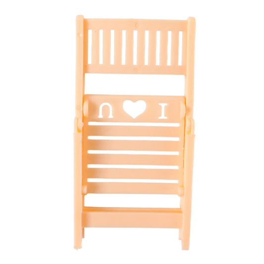 Mini Chair Shape Mobile Stand Holder (1 Pc Peach Color)