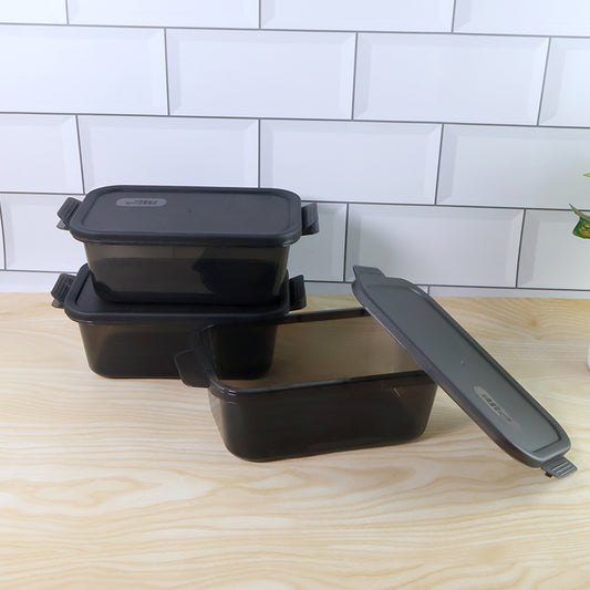 Rectangular Food Storage Containers - (3 Pc Set)