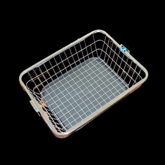 5853 Dish Drainer Rack With Drip Tray Stainless Steel Dish Drainer Rack With Drip Tray Utensil Drying Stand For Kitchen Plate Rack Bartan Basket For Kitchen Utensilsdish Drying Rack With Drainerbartan Basketplate Stand ( 57 X 45 X 19 Cm)