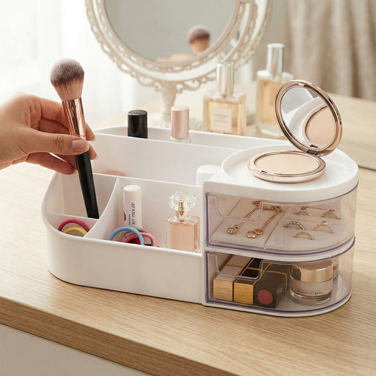 vanity cosmetic organizer box