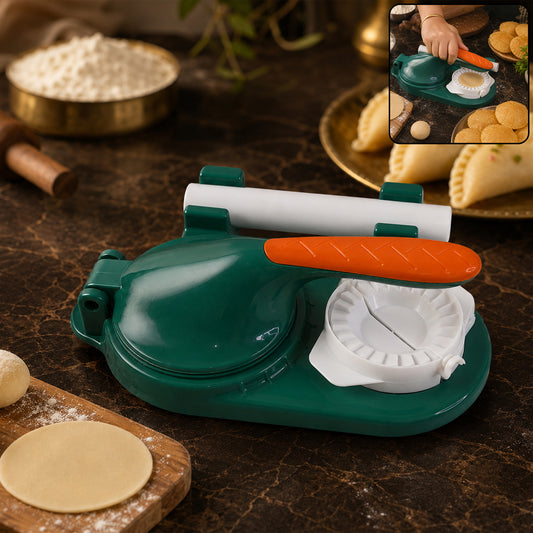 Mini Puri Press Dumpling Machine For Gujiya Momos Dough Pressing (1 Pc)