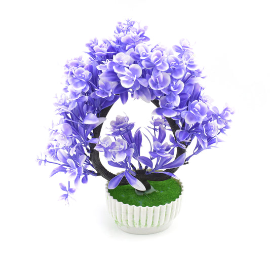 Wild Artificial Flower Plants With Cute Pot Flower Plant For Home Office Decor Tabletop And Desk Decoration Artificial Flower For Balcony Indoor Decor Plants For Living Room (1 Pc)