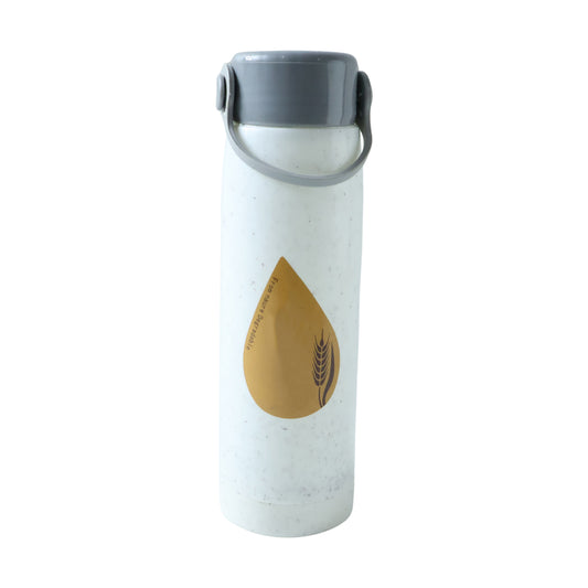 Premium Glass Water Bottle With Mobile Phone Holder (1 Pc 380 Ml)