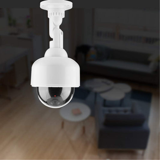 Fake Dummy Camera Cctv With Flashing Red Led Light (1 Pc Battery Not Included)
