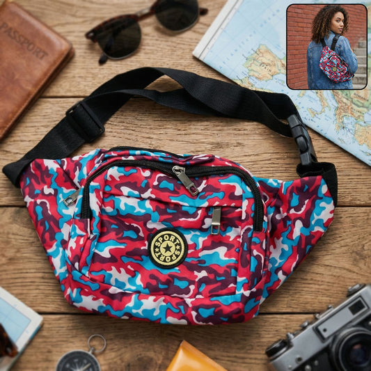 Stylish Multi-purpose Waist Bag Cross-body Sling Pouch (1 Pc)